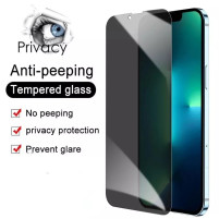 Скрийн протектор от закалено стъкло DIAMOND PRIVACY ANTI-SPY 5D FULL SCREEN Full Glue за Apple iPhone 14 6.1 с черен кант